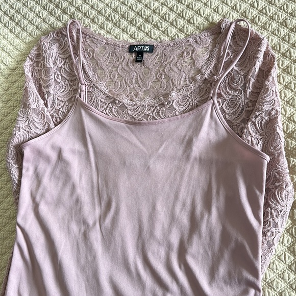 Apt. 9 Lace Top and Cami. Mauve or Rose Colored. Size Medium. - Picture 11 of 11